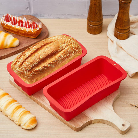 Willinglong heat-resistant bread mold handles -40°C to 230°C safely.