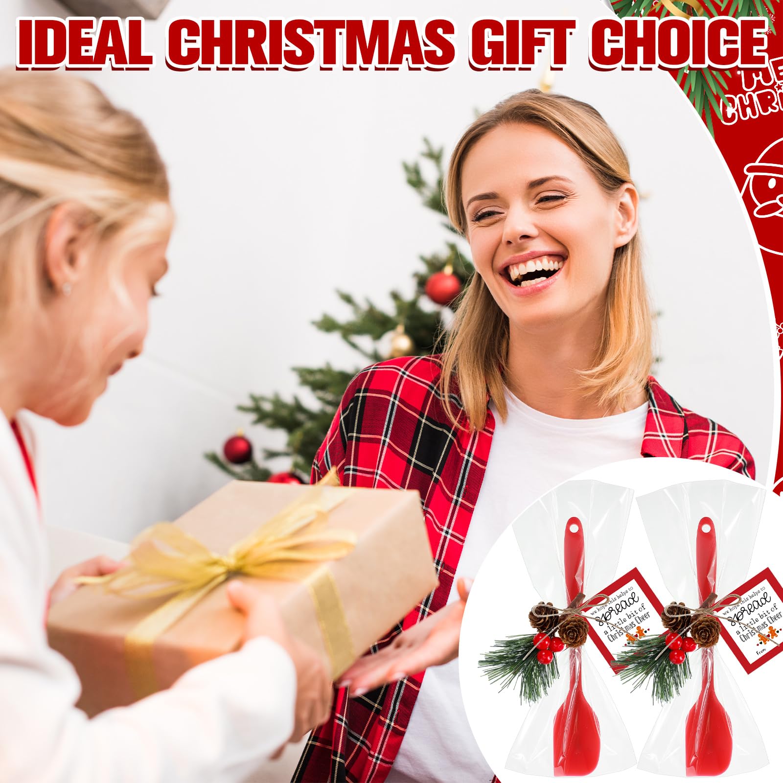 Willinglong holiday kit packaging includes spatulas, skewers, and cards for gifts