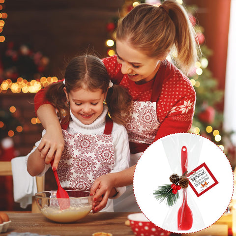 Willinglong pine branch gift wrap adds seasonal presentation to baking