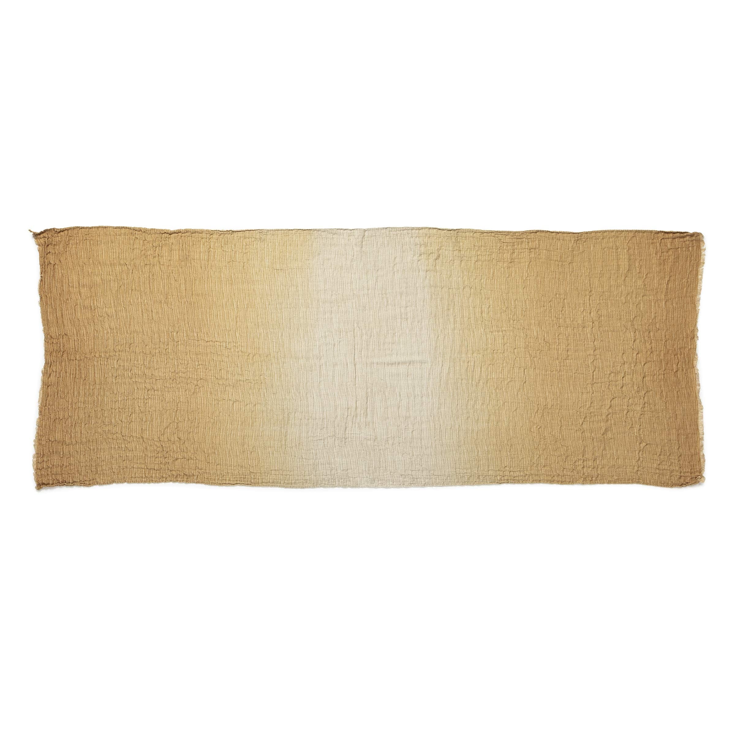 Willow Tree Nativity table runner creates a stable base for figures