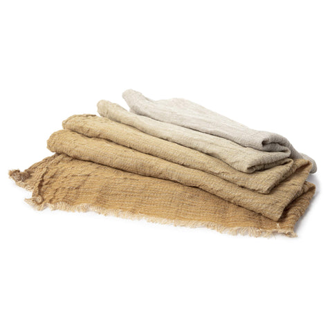 Willow Tree Nativity table runner with golden gradient enhances festive tables