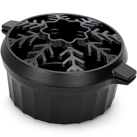 Willow Weave cast iron stove steamer top shows durable, heat-ready surface.