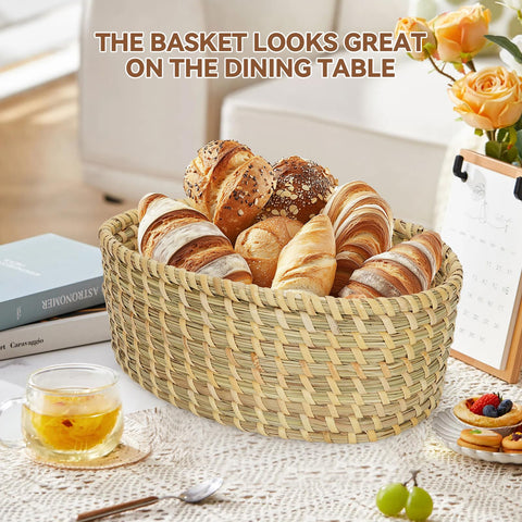 Willow Weave oval warming stone fits securely inside the basket