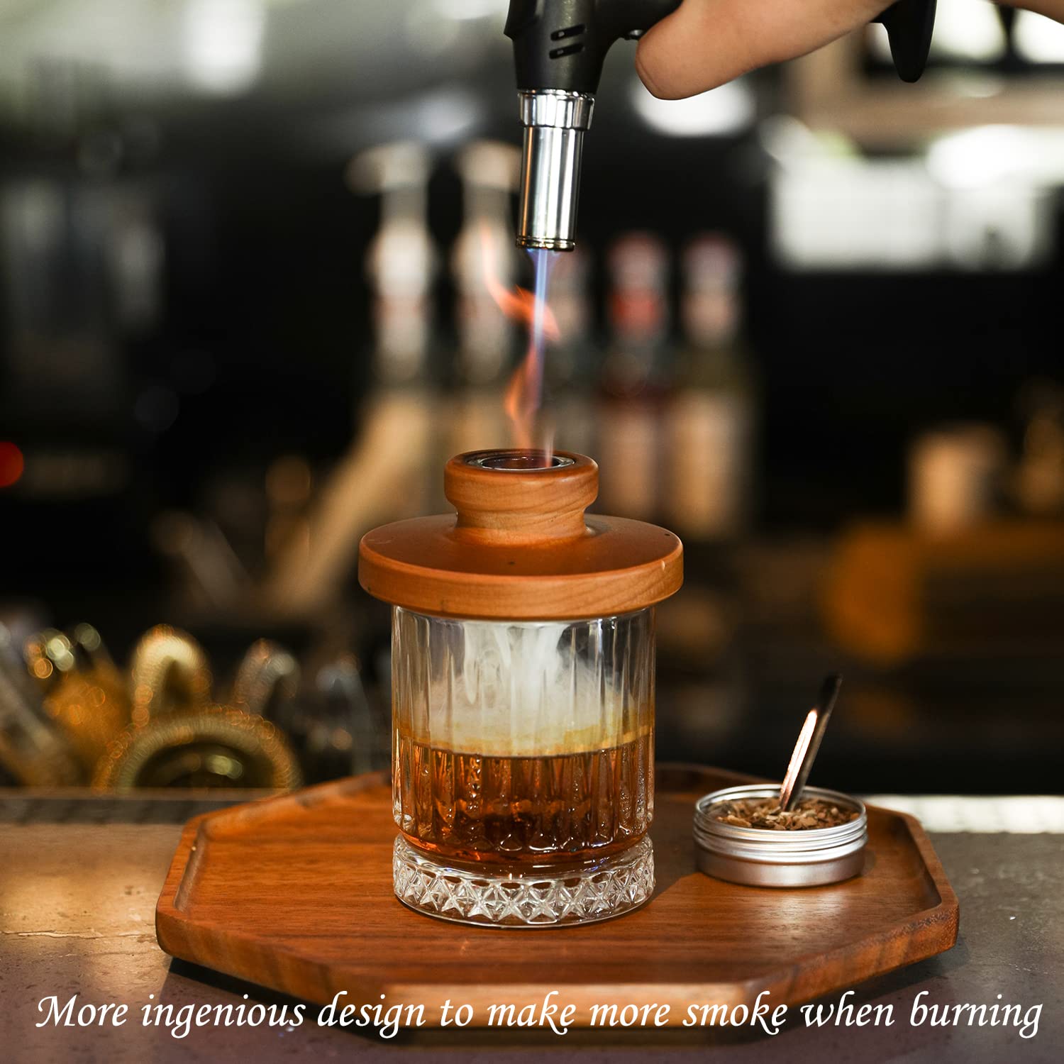 WillsCoo double-layer stainless filter ensures clean aroma without loose particles.