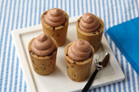 Wilton cookie shot glass pan clean release to speed up cleanup afterward.