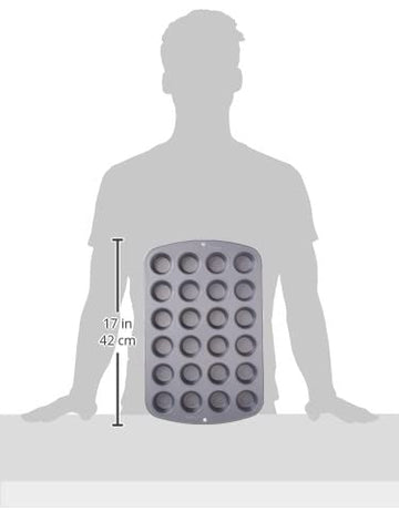 Wilton heavy-gauge muffin pan delivering even browning across cups.
