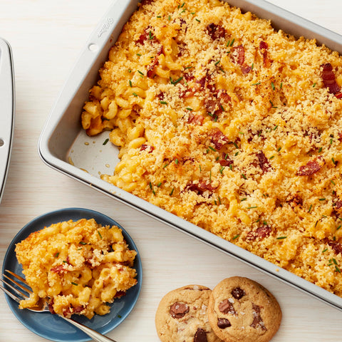 Dishwasher-safe Wilton Recipe Right pans support quick cleanup after baking.