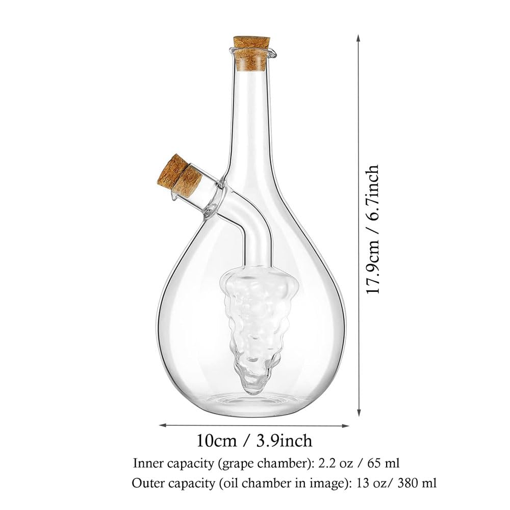 WINAKUI dual pourer spout enables separate pours from one bottle