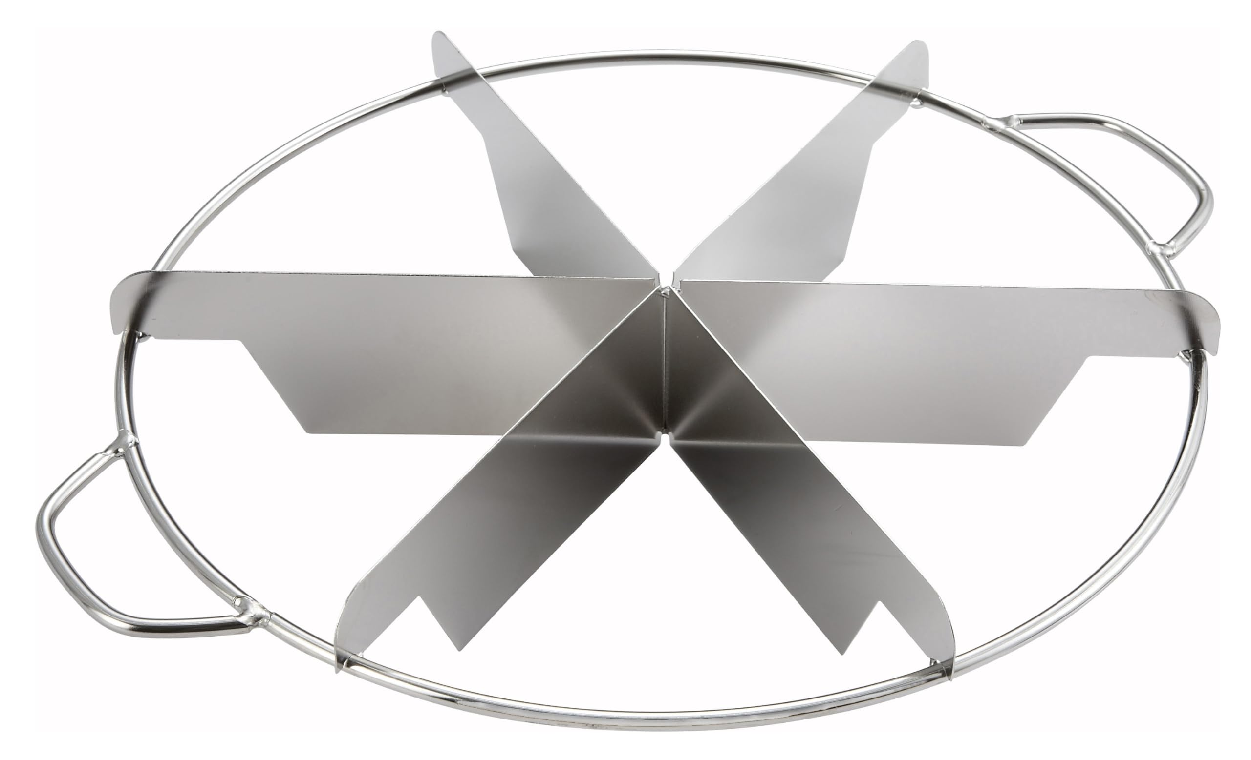 Winco 6-slices pie cutter in action marks and slices with steady control