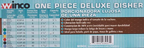 Winco ICOP-30 reinforced one-piece handle with stainless steel rod.