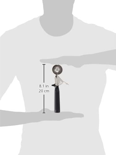 Winco ICOP-30 stainless steel construction for durable ice cream scooping.