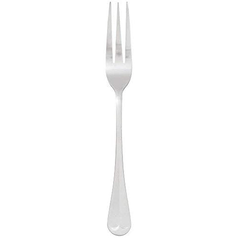 Winco Lafayette flatware close-up highlights ridged handle and elegant profile.