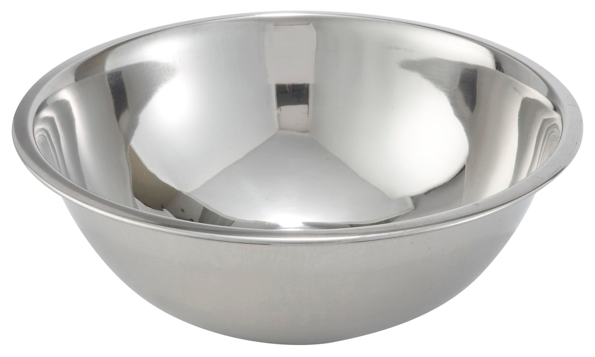 Winco MXB-800Q top-view stainless steel mixing bowl for easy large-batch prep