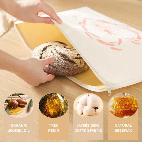 WiNDANCE large loaf 13x17 fits oversized sourdough for easy storage.