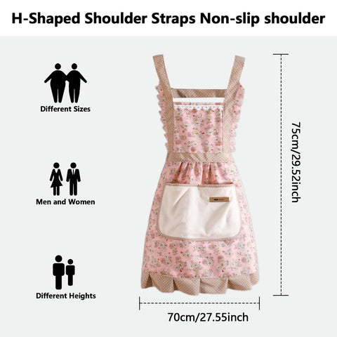 WinDerMo aprons suit gardening, crafts, and home cleaning with handy pockets.