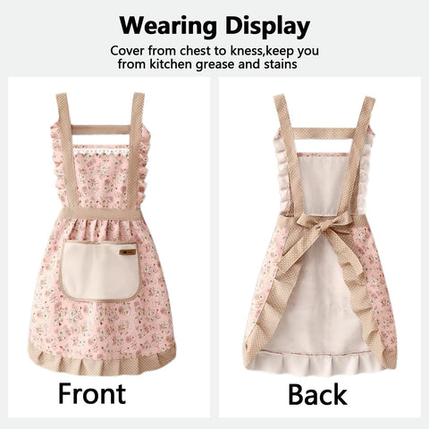 WinDerMo floral aprons make a gift-perfect choice for housewarmings or special occasions.