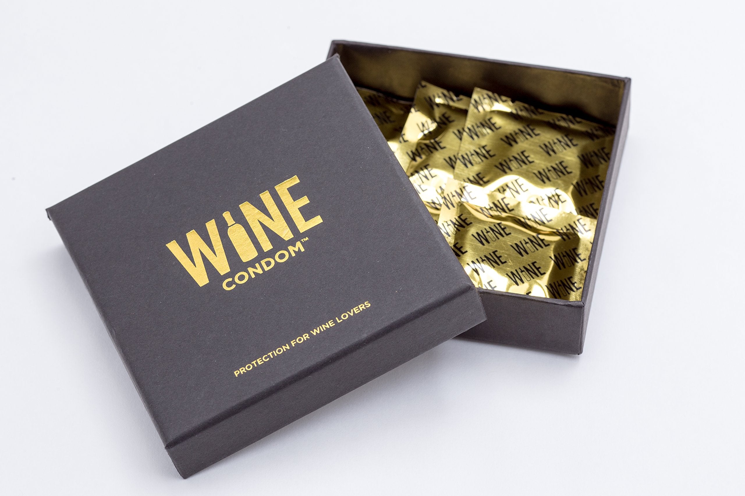 Wine Condoms shrink-fit seal demonstrating airtight protection for opened bottles.