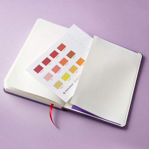 The Wine Folly ribbon marker keeps your notes easy to find.