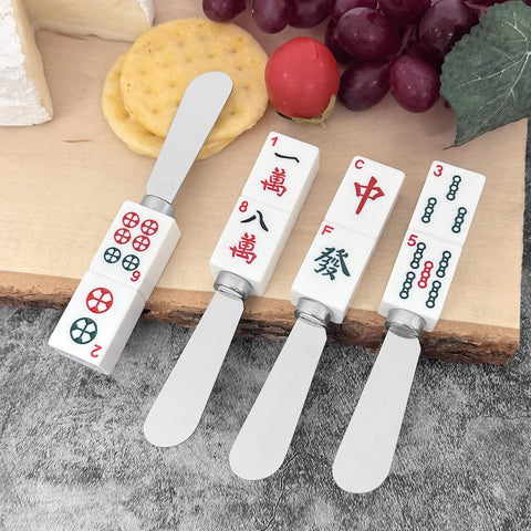 Wine Things hand-painted resin handle spreader offers comfortable grip