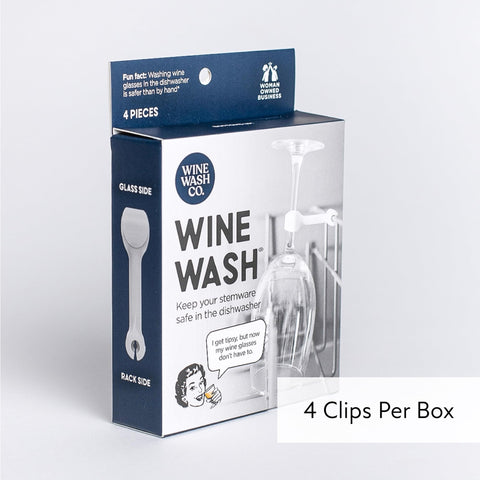 Wine Wash stemware holder helps prevent tipping for tall champagne flutes.