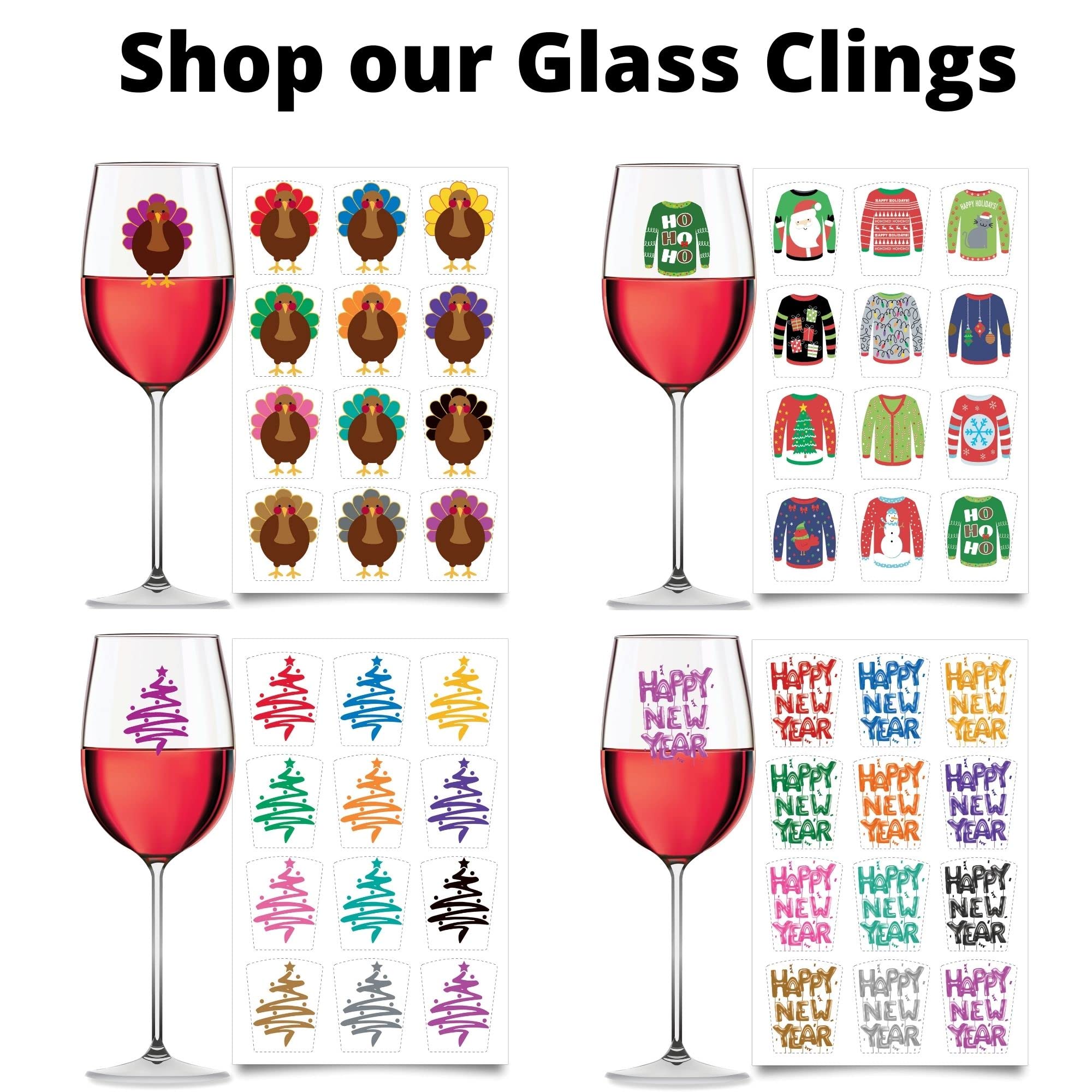 Wine Wear reusable glass decal enables quick re-labeling.