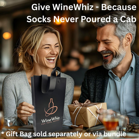 WineWhiz complete kit with aerator, stopper, and cutter.