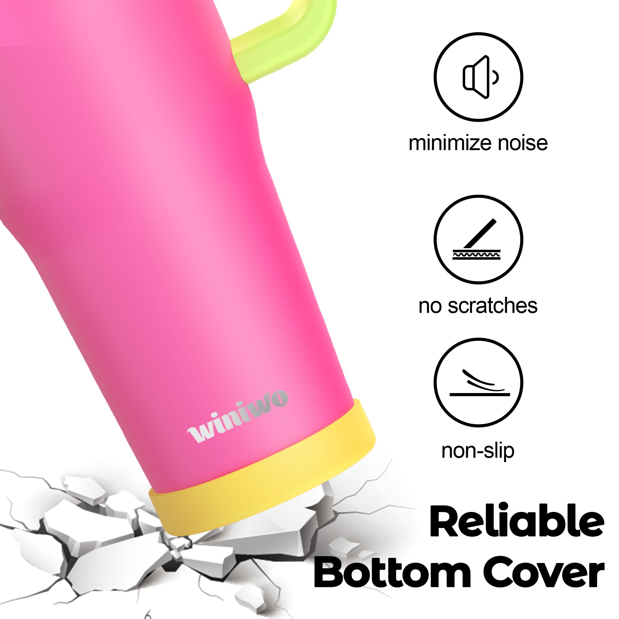 Winiwo BPA-free lid ensures safe, clean sipping.