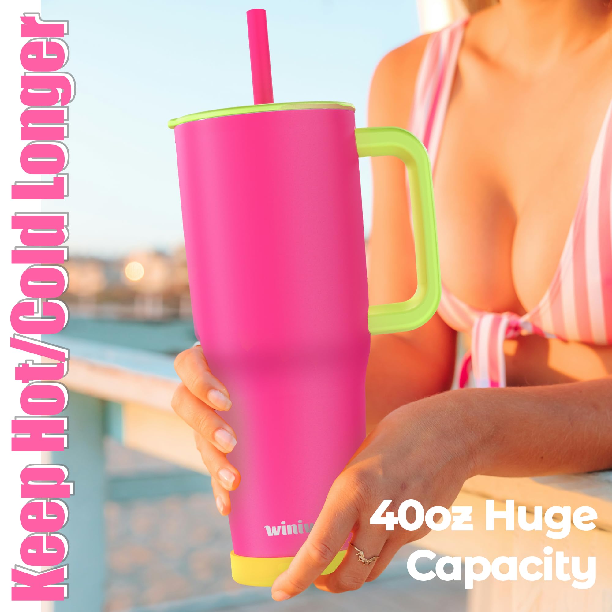 Winiwo silicone bottom protects surfaces and reduces noise.