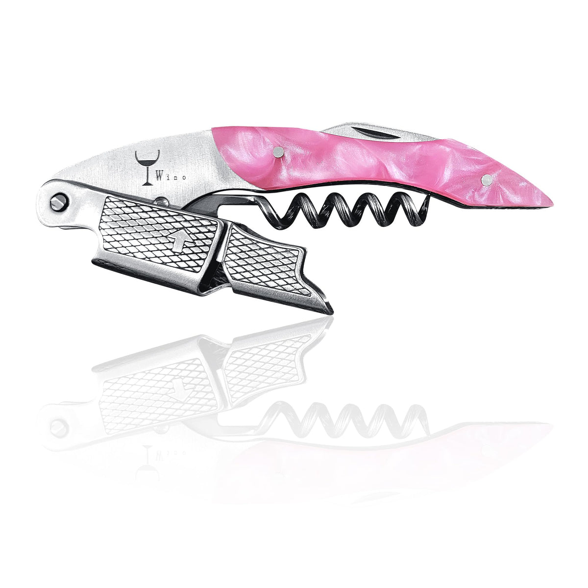 Wino Wine Key corkscrew assembly enables smooth cork removal during service.