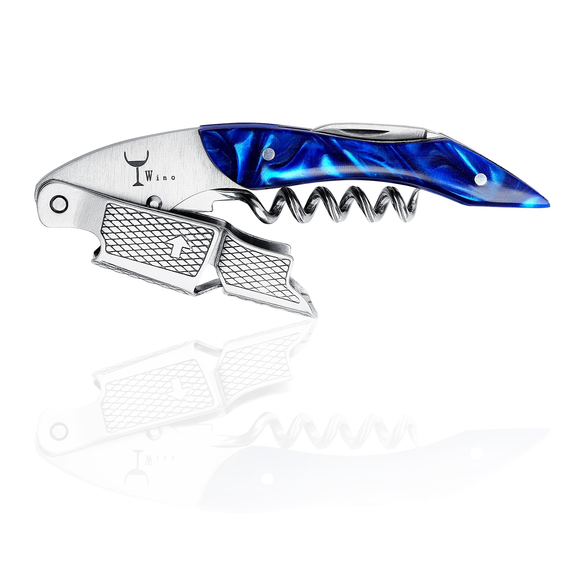 Wino Wine Key double-hinged corkscrew for effortless cork removal.
