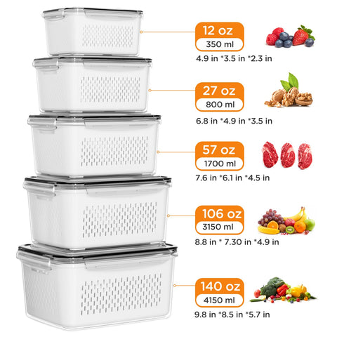 Winproper airtight silicone seal and locking clips prevent leaks and odors.