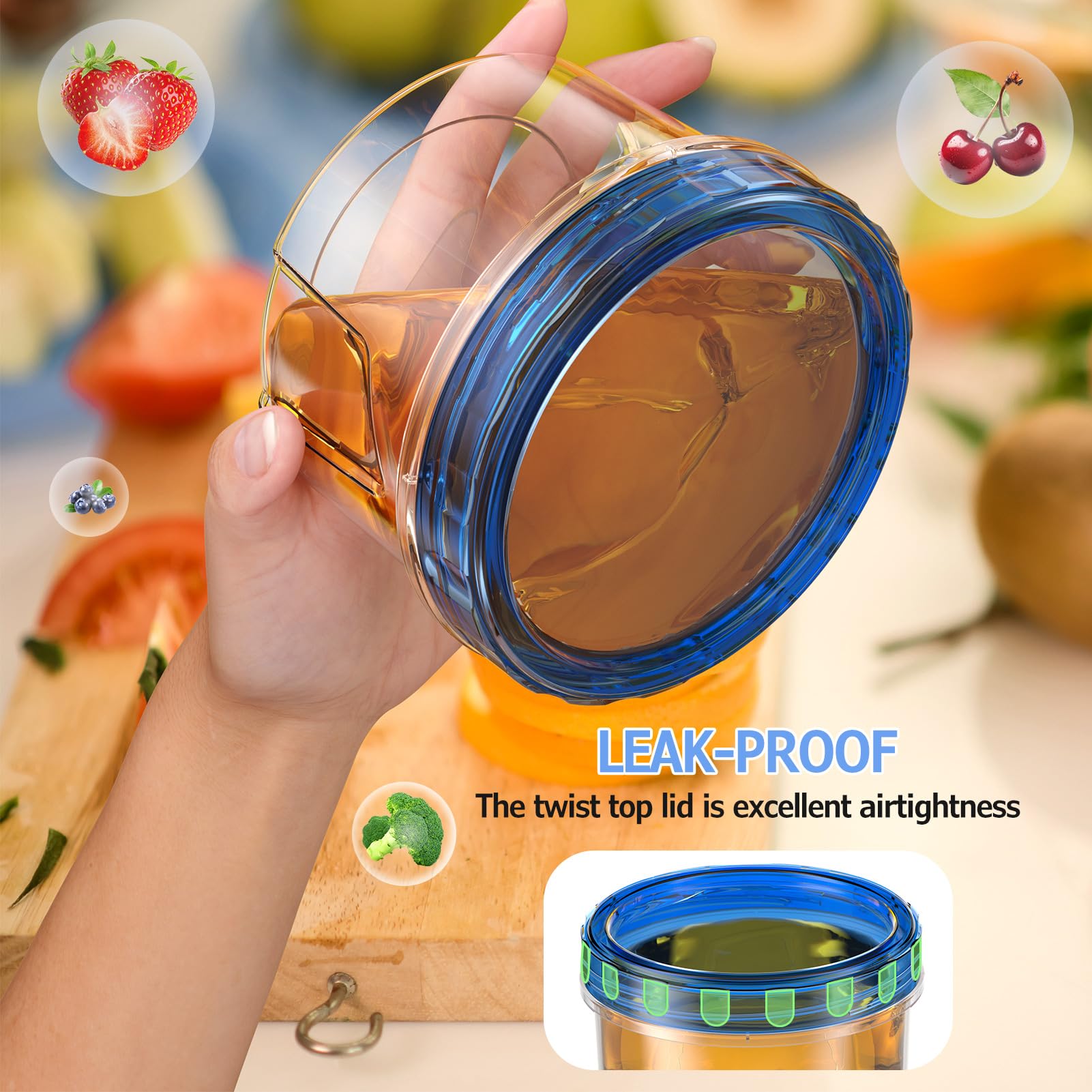 Winproper dishwasher-safe containers ease cleanup after batch cooking and leftovers