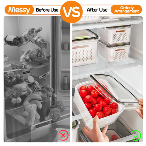 Winproper fridge-ready storage that fits berries, meat, and pre-cut snacks.