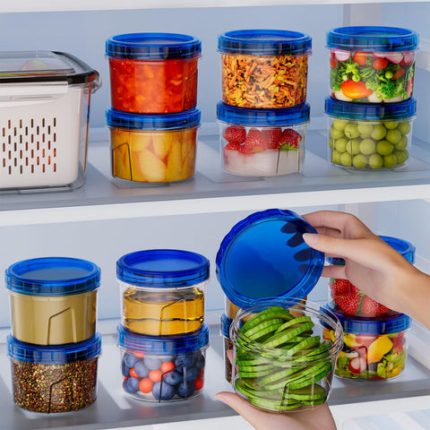 Winproper containers shown as microwave and dishwasher-safe with lid removed