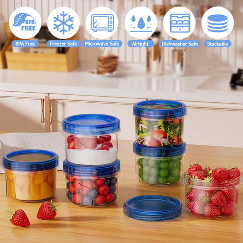 Winproper twist-top lids for leak-proof storage of meals