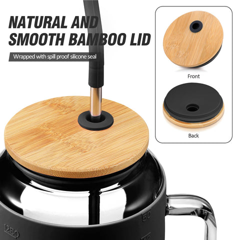 WINSA dishwasher-safe glass tumbler for quick cleanup after meals or workouts