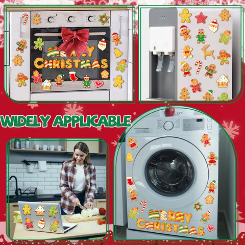 Wiooffen gingerbread-man magnet boosts kitchen display.