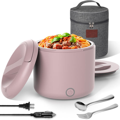 WisaKey 41oz electric lunch box ready for office or travel meals.