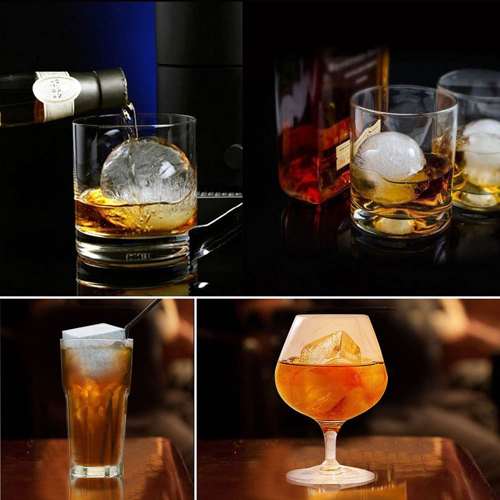 Wiscky cocktail ice cubes bring premium shapes to home drinks