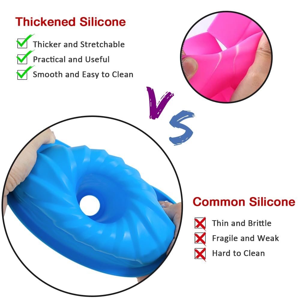 Wisehold silicone pans withstand -40 to 446°F for versatile kitchen use.