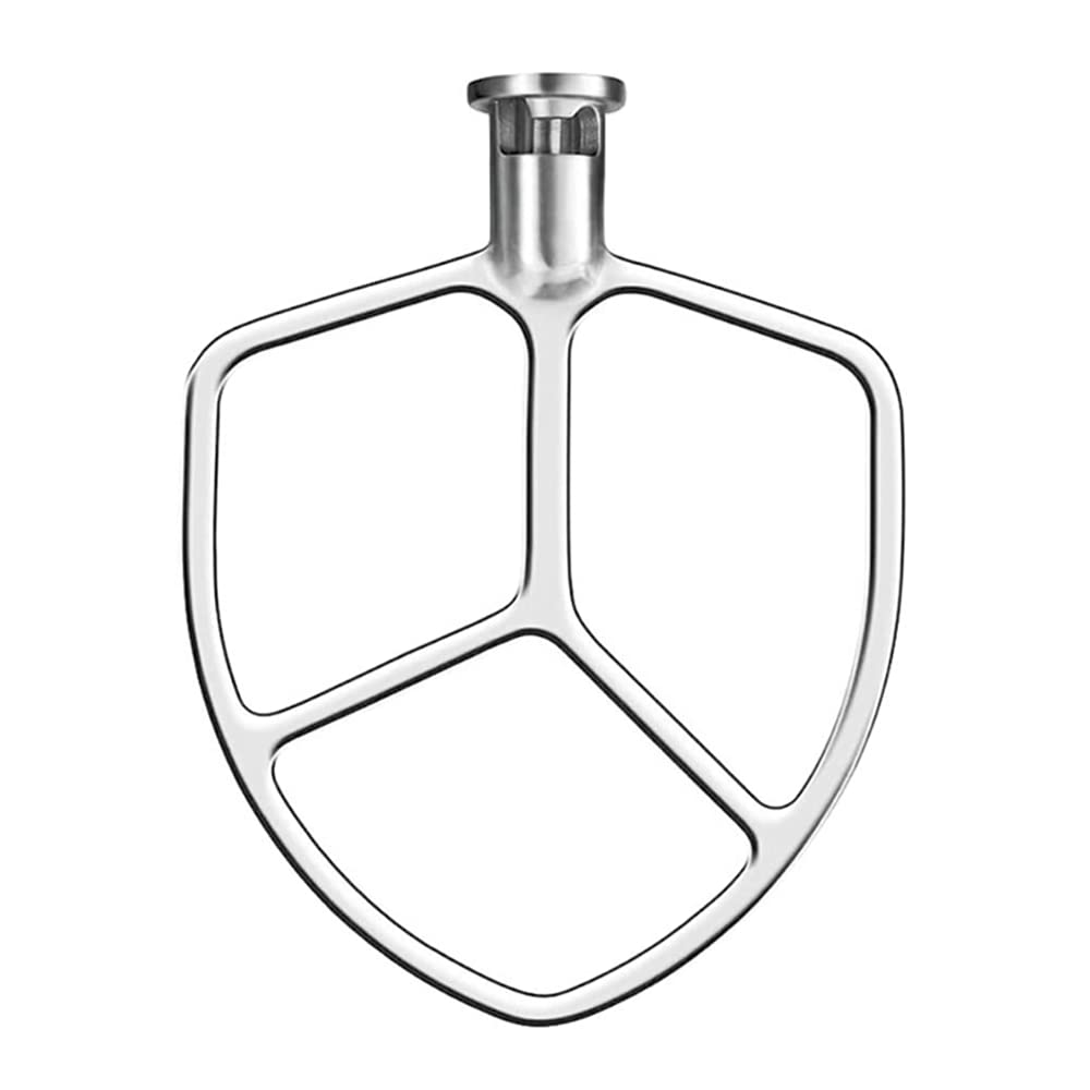 Wiselet flat beater for KitchenAid 5qt-6qt ensures even mixing for cakes and cookies