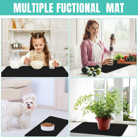 WISELIFE barista counter mat suits espresso machines and drying tasks