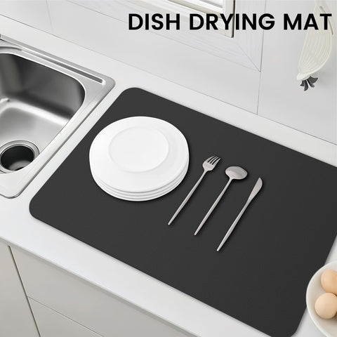 WISELIFE dish drying mat is available in color options to match your kitchen.