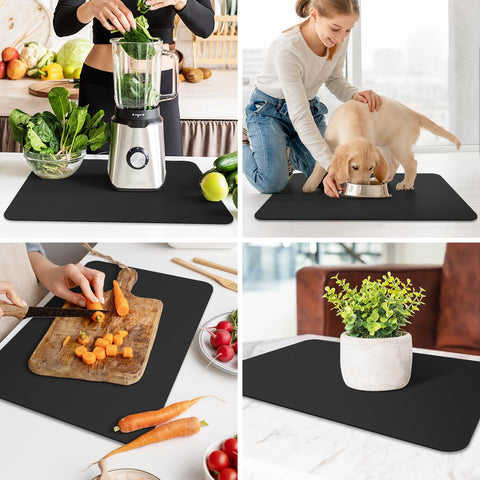 WISELIFE mat can be cut to fit any counter or space.