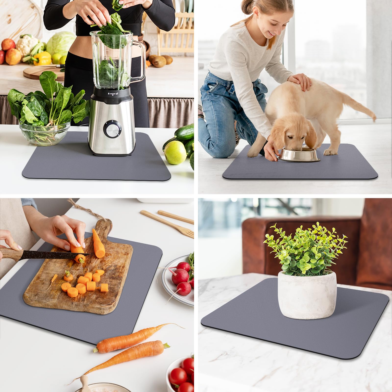 WISELIFE easy-clean and durable mat designed for daily use