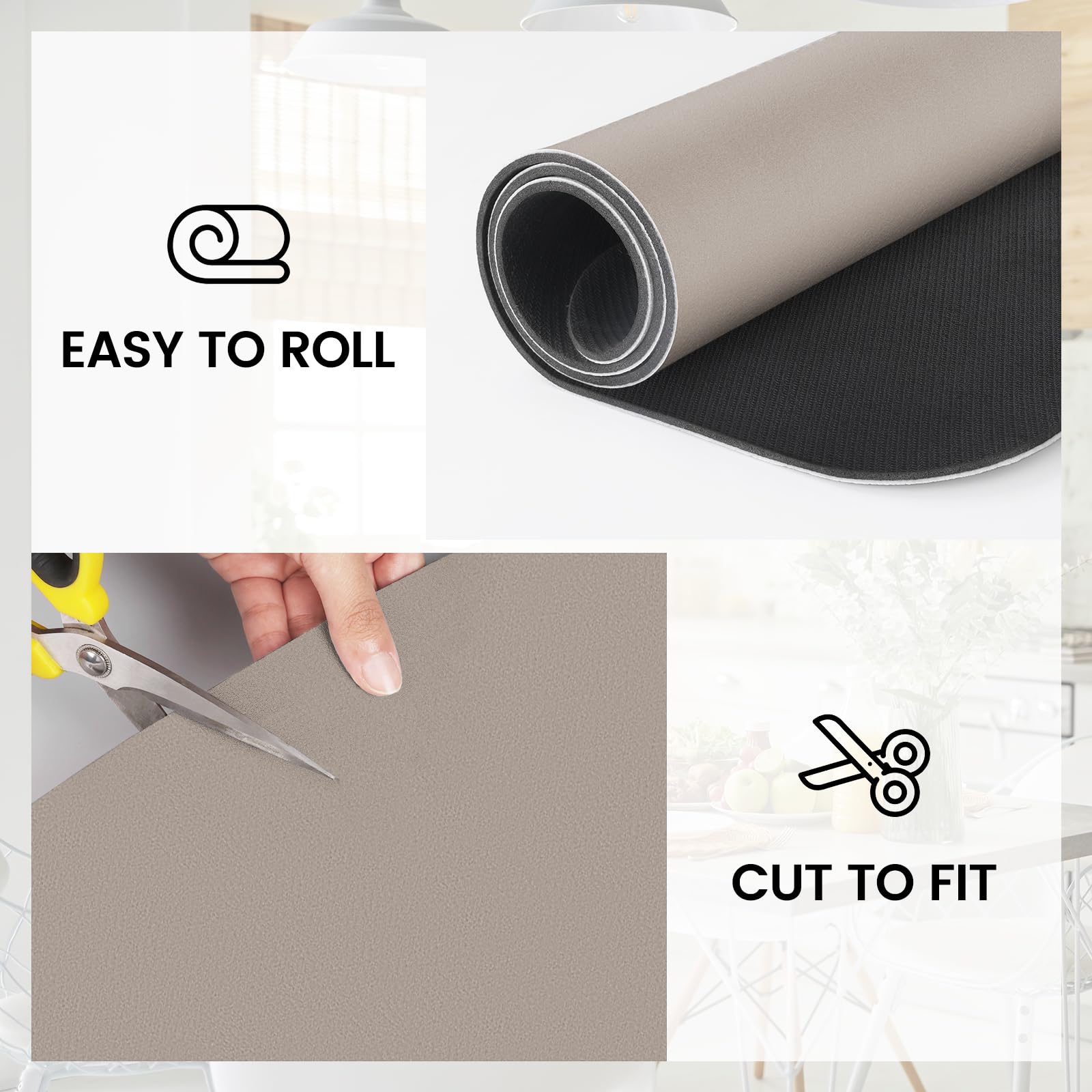 WISELIFE roll-and-store design for easy storage