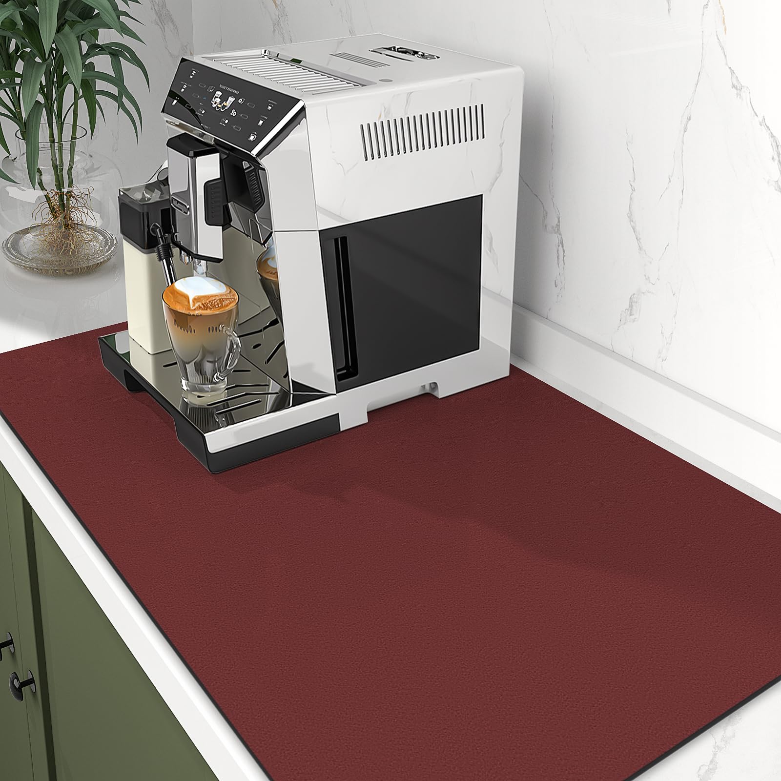 WISELIFE mat in standard size 15x18 inches fits typical counters.