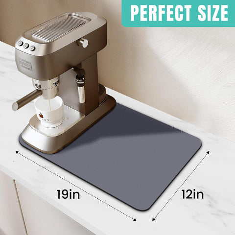 WISELIFE drying mat large keeps kitchen counters dry after washing