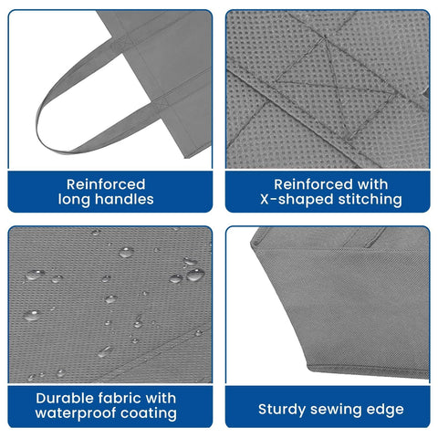 WISELIFE easy-clean tote with wipe-clean surface after shopping trips.