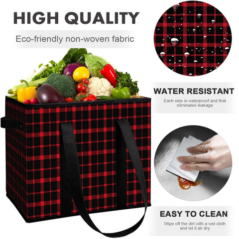 WISELIFE bags open with a stable base, ideal for groceries without tipping.